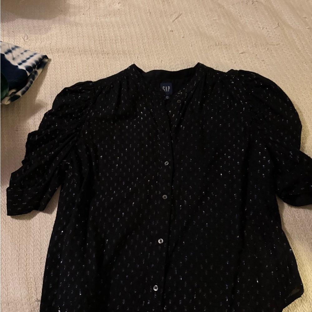 GAP Women's Elegant Black Blouse